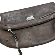 Vintage 2000s Diesel Leather Clutch Bag