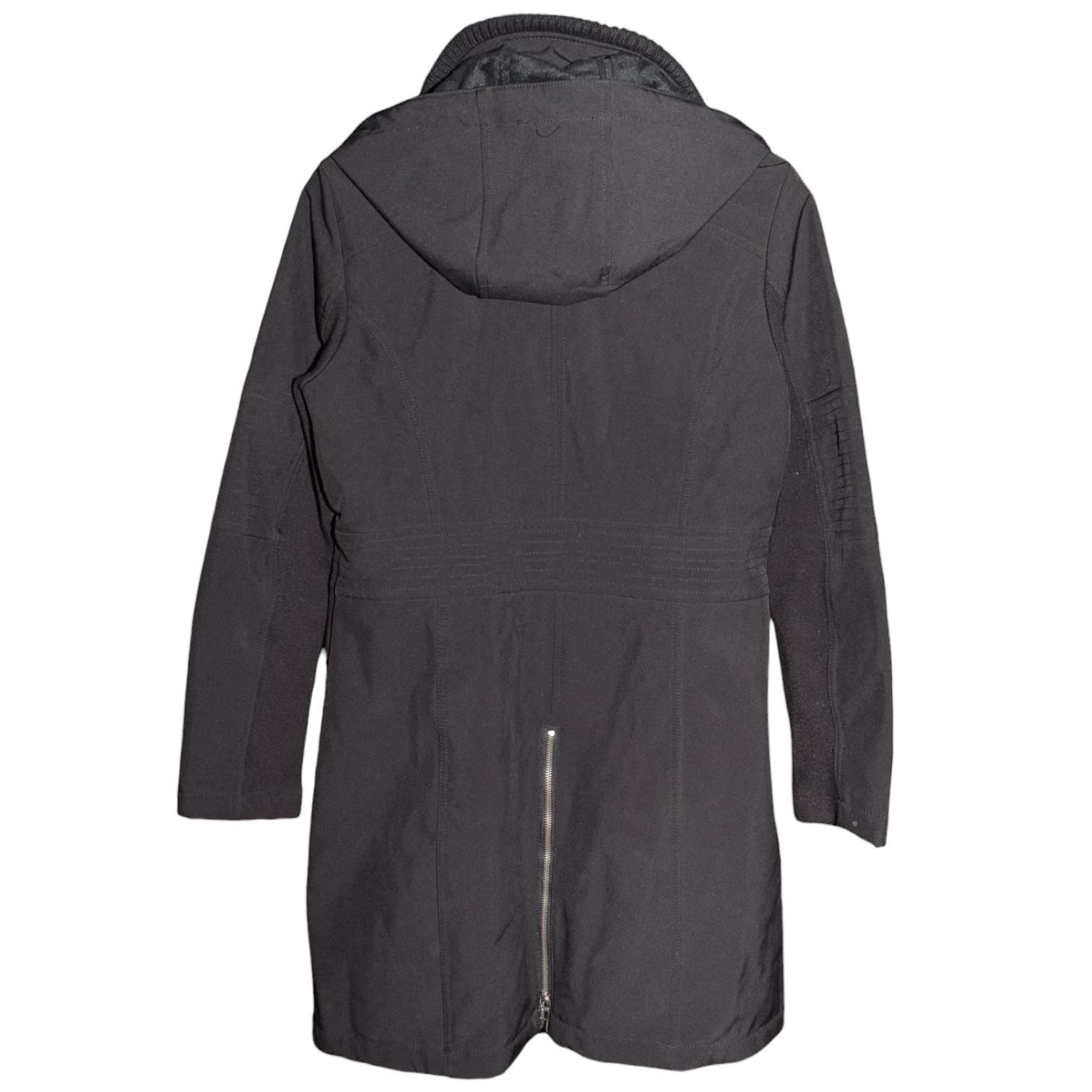 Miss Sixty M60 Black Zip Front Coat (M)