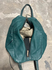 Vintage Diesel Leather Slouch Teal Bag