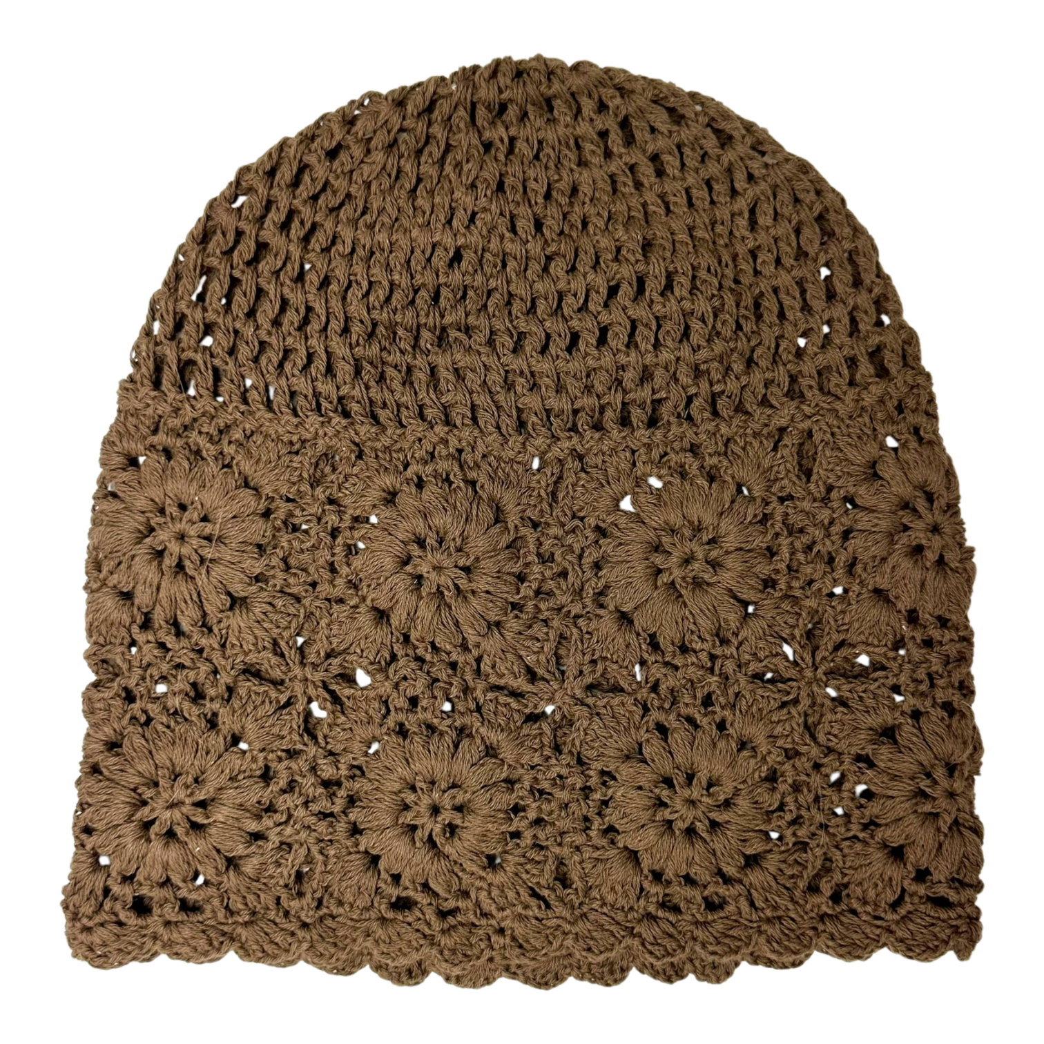 Chocolate Crochet Beanie