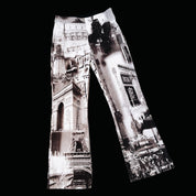 Vintage Parisian Print Pants (M)