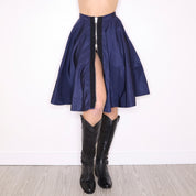 MIU MIU Navy Circle Skirt (S)