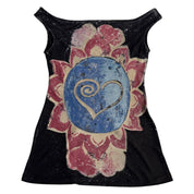 Italian Boatneck Heart Top (S)