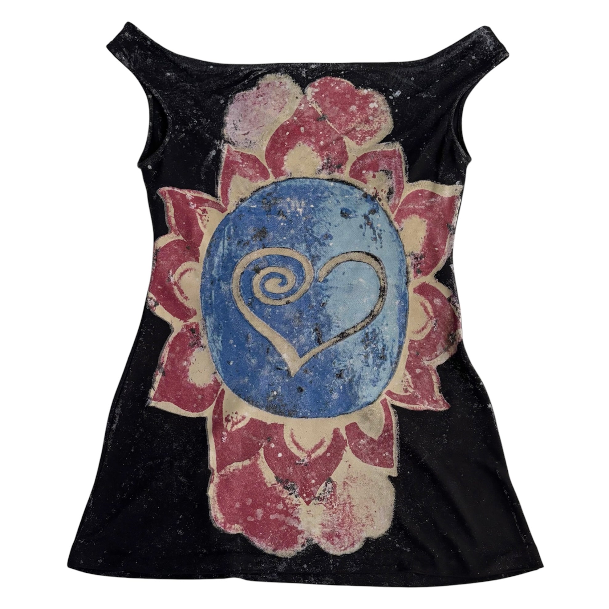 Italian Boatneck Heart Top (S)