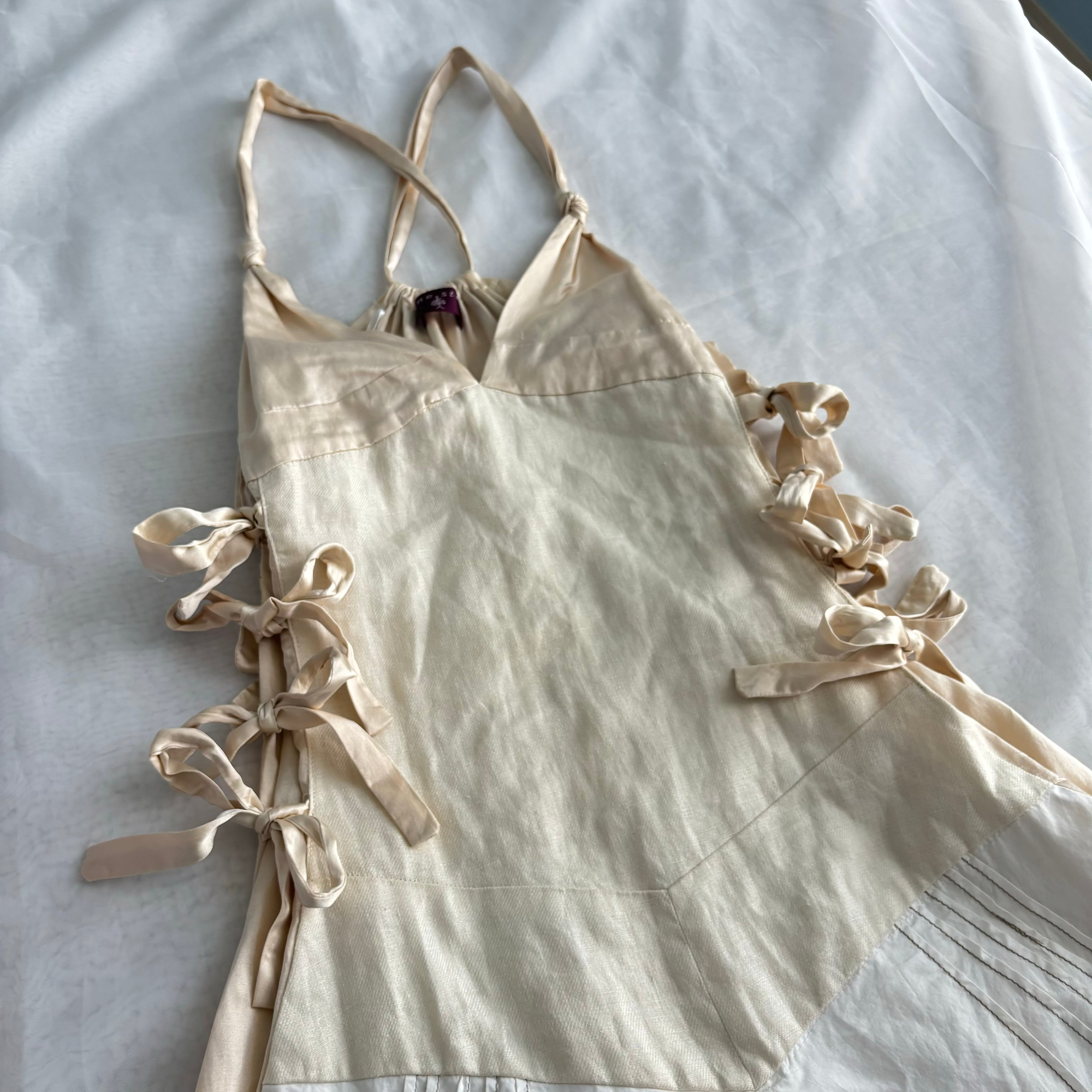 Italian Cotton/Silk Maxi Dress (M)