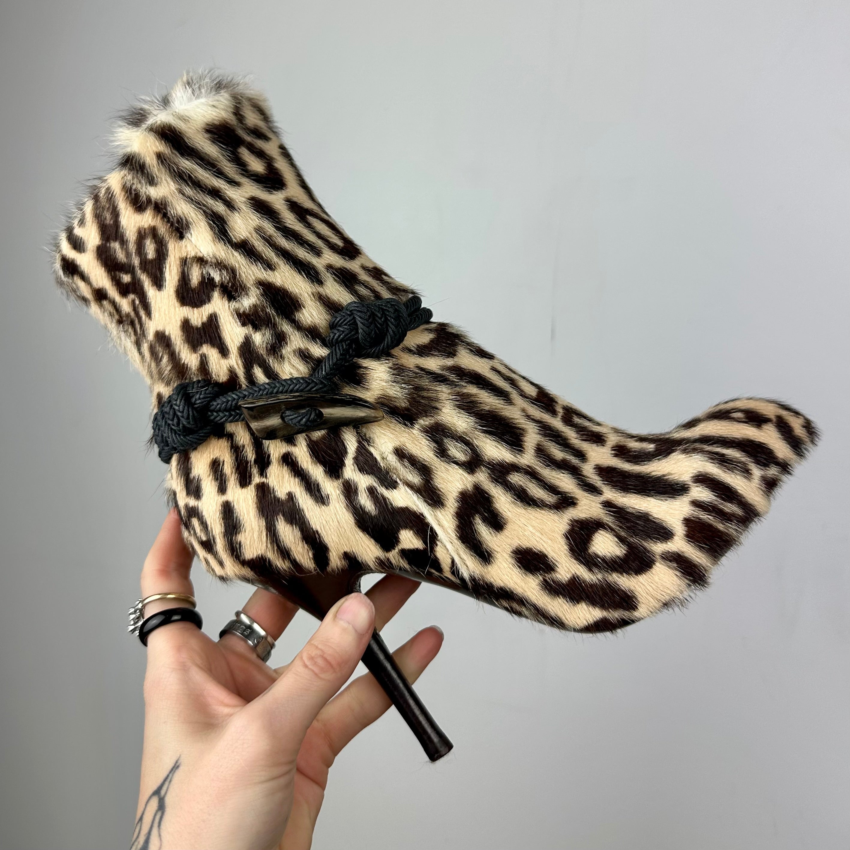 Italian Leopard Ponyhair Boots (7)