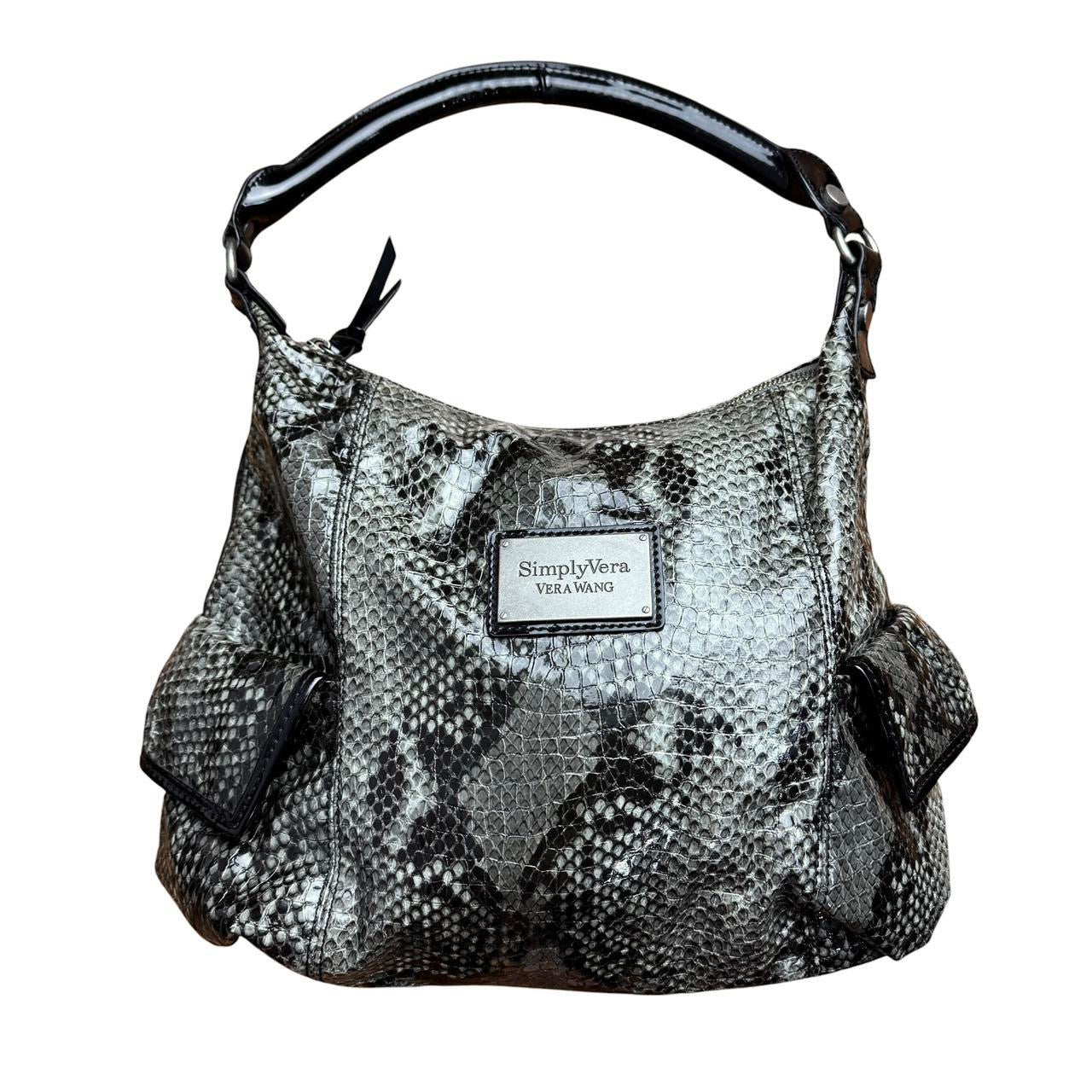 Vera Wang Snakeskin Shoulder Bag