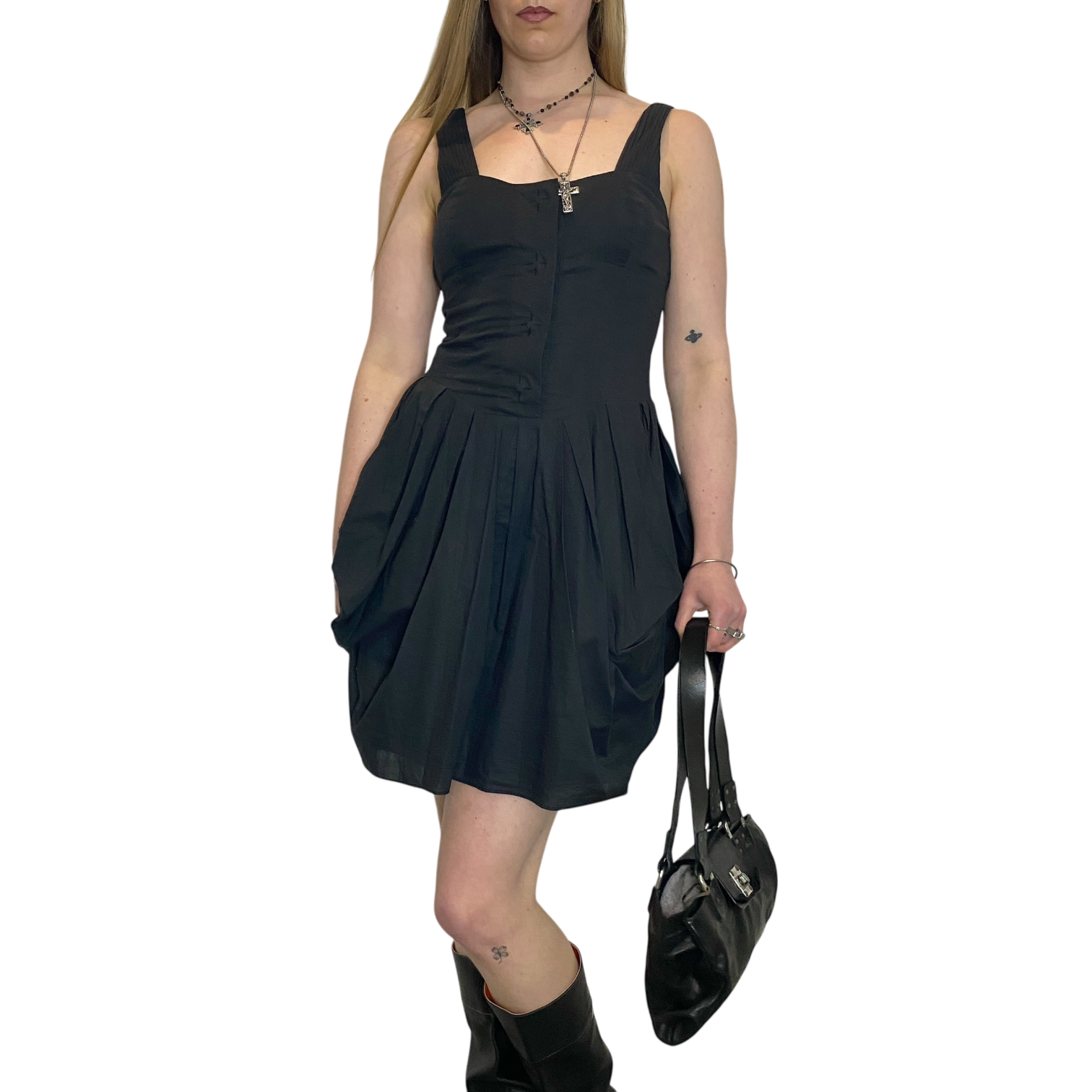 Vintage All Saints Black Dress (S/M)