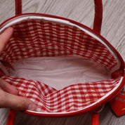 FIORUCCI Red Gingham Purse