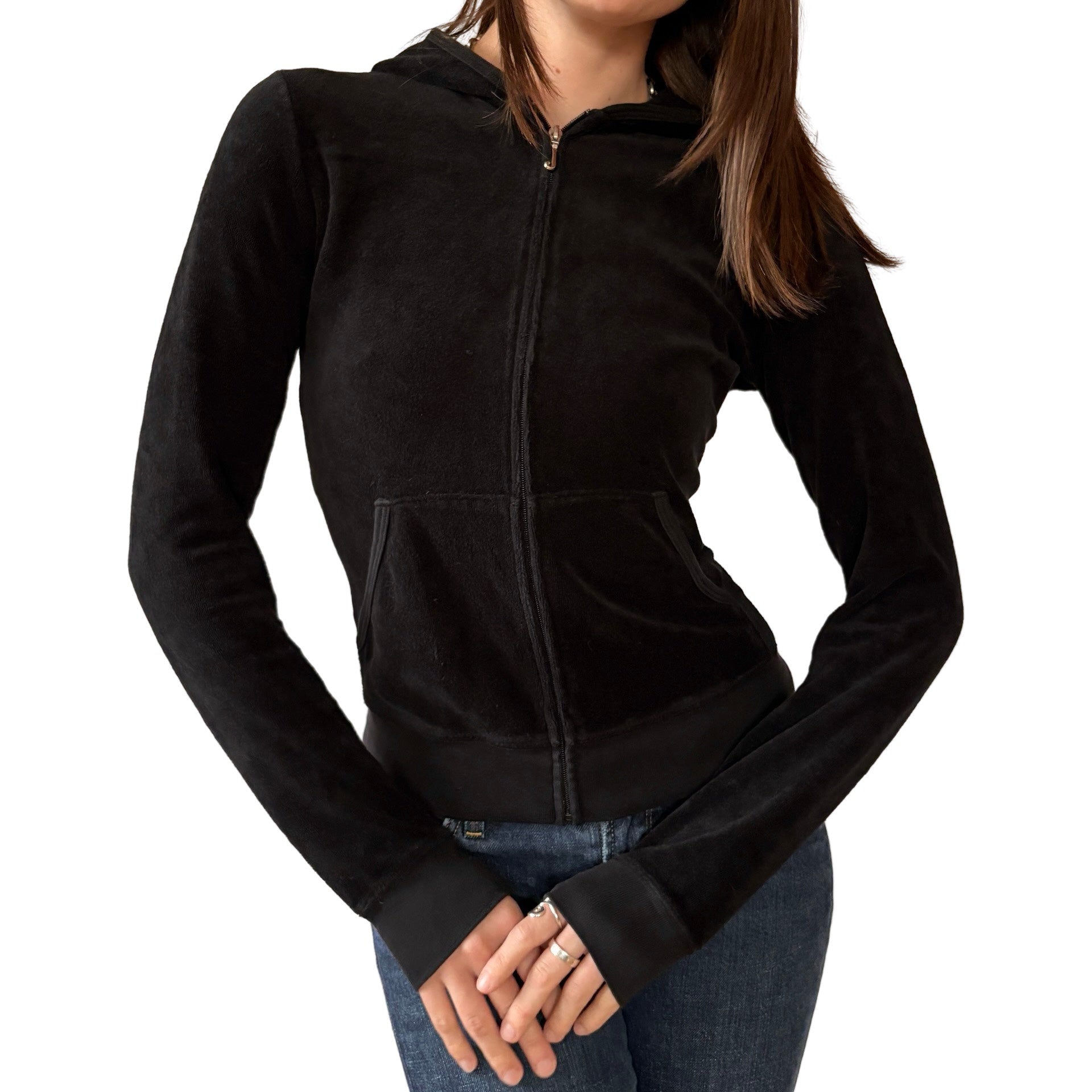 Juicy Couture Noir Hoodie (S/M)