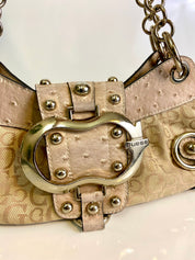 Vintage Guess purse with reworked metal handles