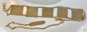 Gold squares belt