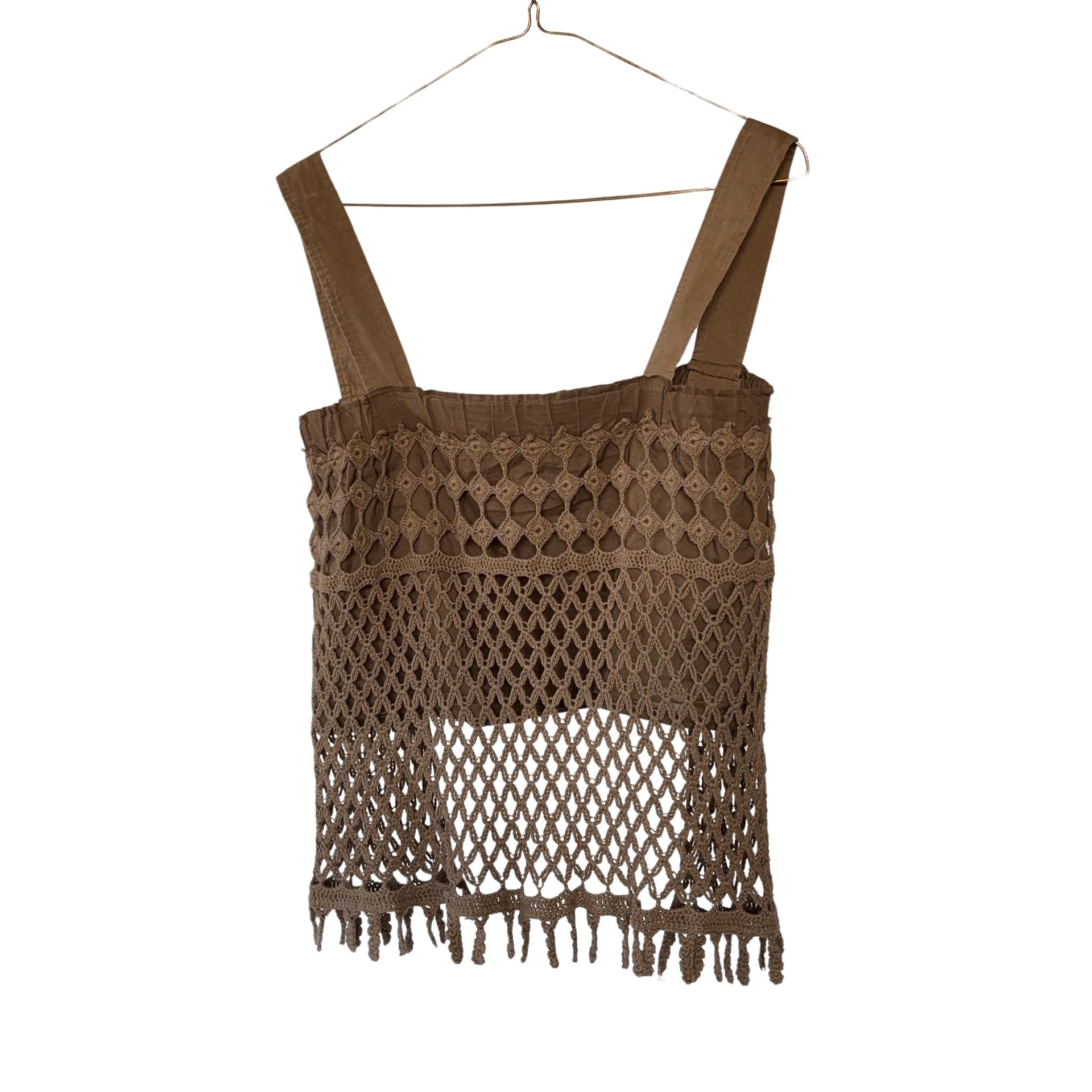 Italian Crochet Tank (S)