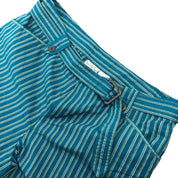 Teal Pinstripe Capris (1XL)