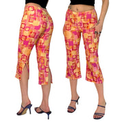 90s Geometric Funky Capris (S)