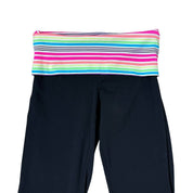 Y2K Striped Waistband Fold Over Flares (S)