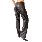 2000s Noir Leather Trousers (S/M)