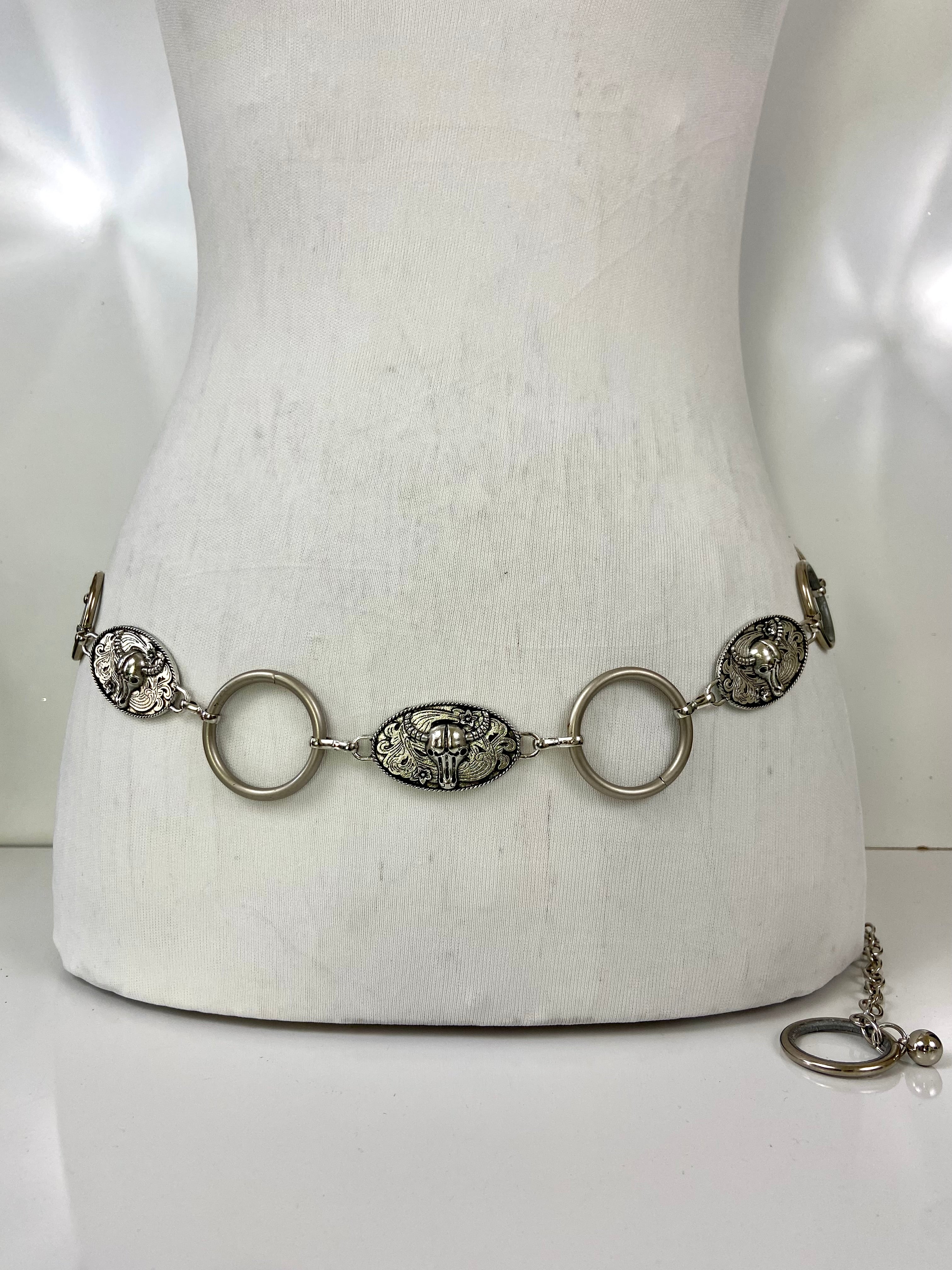 Western style 🐮 chain belt