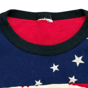 ITSUS y2k graphic 3/4 sleeve top (M)