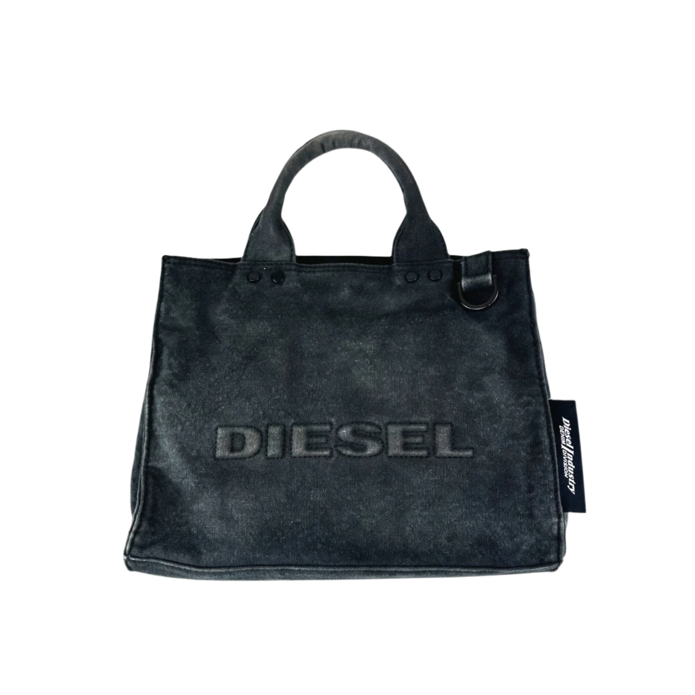 Diesel Black Denim Bag