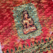 Vintage Buddha Graphic Scrunch Baby Tee (M)
