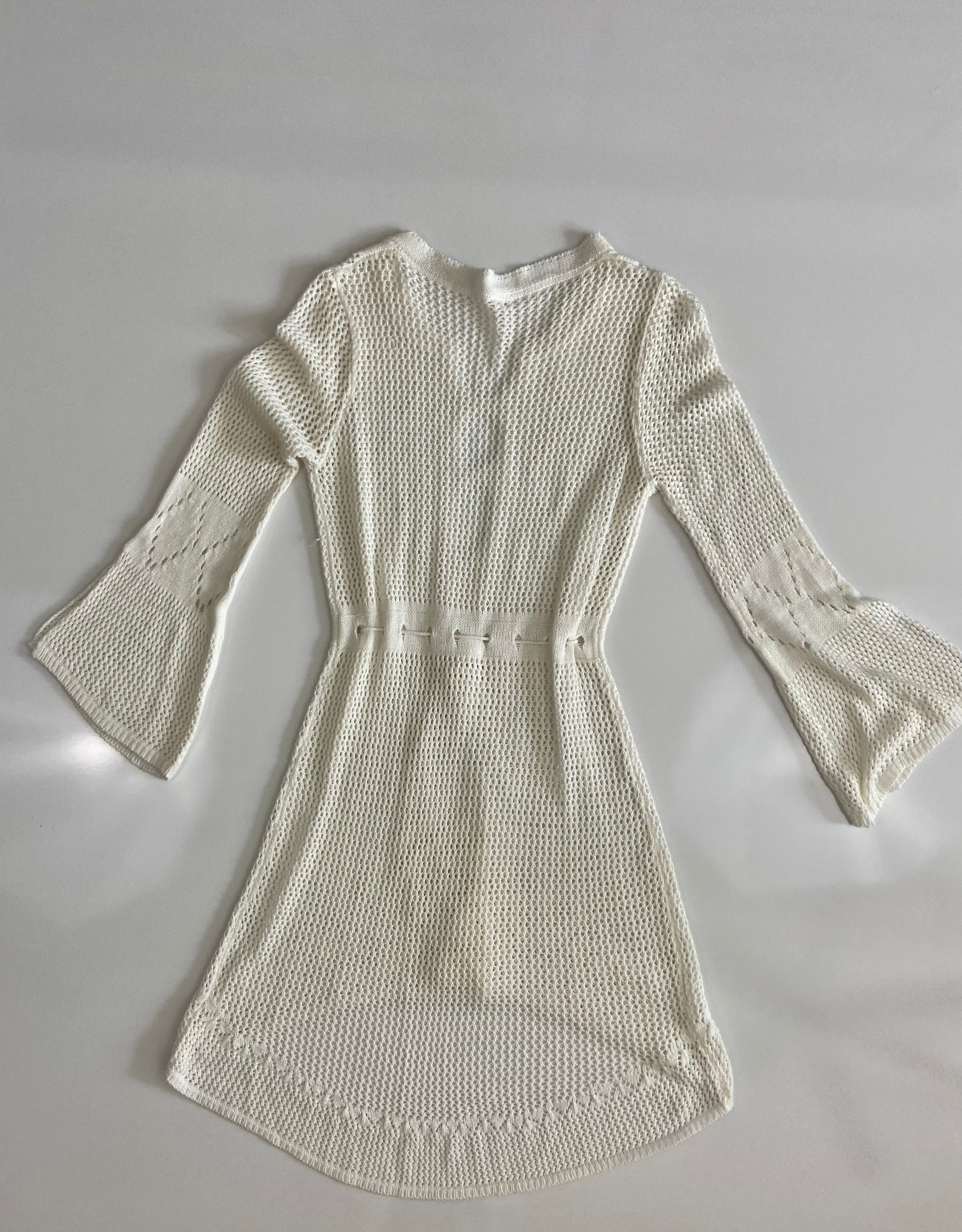 Crochet cover up dress
