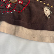 D&G “Always Check the Label” Button Floral Top (S)