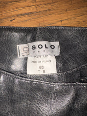Vintage Euro Leather Pants (S/M)
