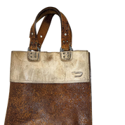 Vintage Diesel Tote Suede Bag
