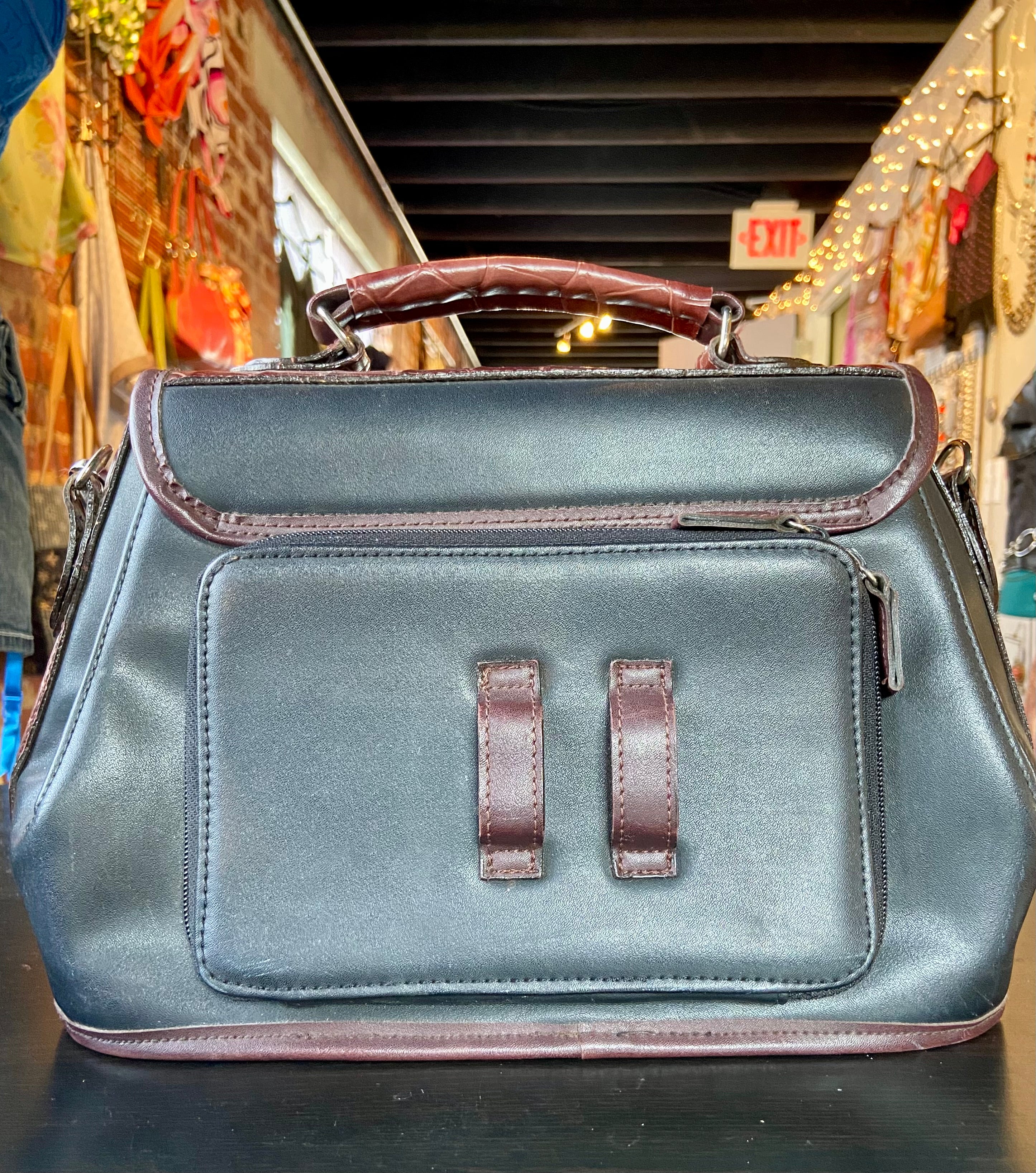 Alligator leather bag