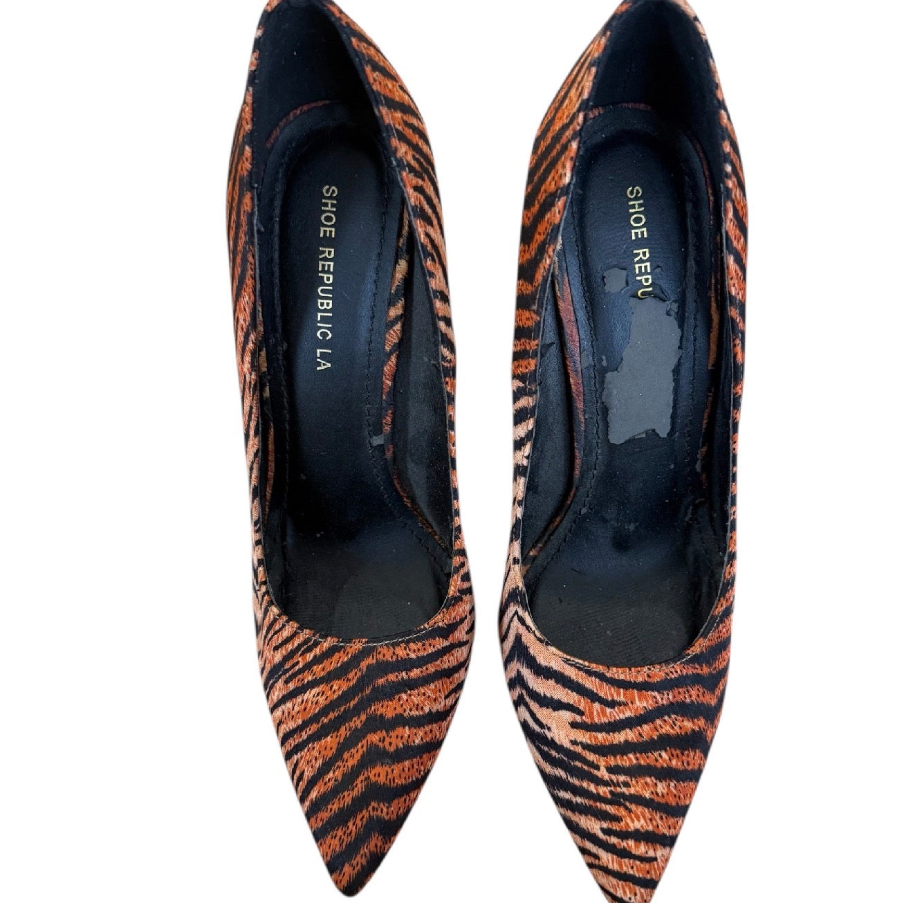Shoe Republic LA Tiger Print Heels (9)