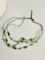 Lime green choker