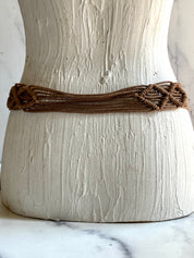 Boho belt with beads