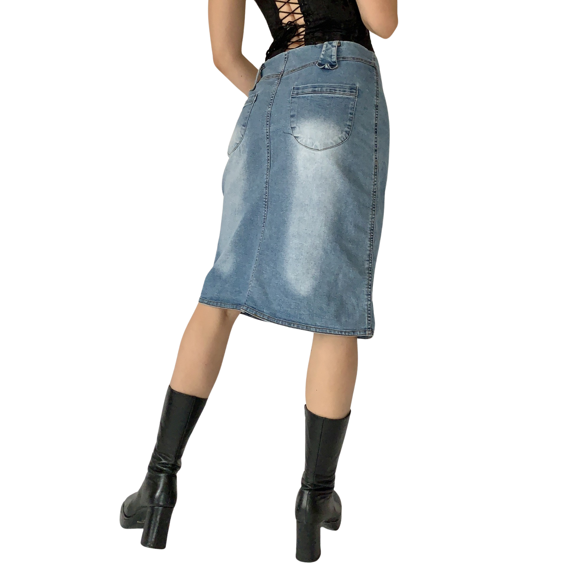 Y2K Denim Midi (M)