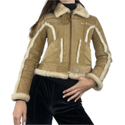 Baby Phat Suede Fur Jacket (XS)