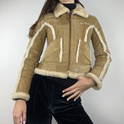 Baby Phat Suede Fur Jacket (XS)