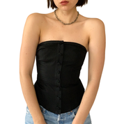 Y2K Strapless Top (XS)