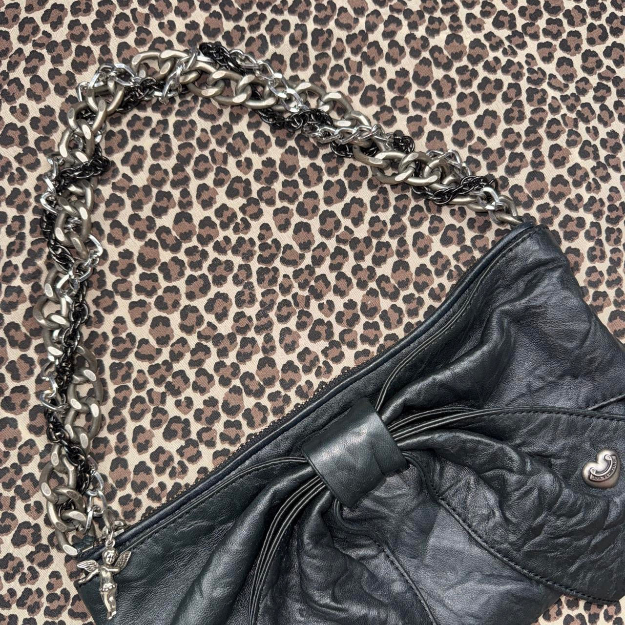 Juicy Couture Lamb Leather Bow Bag