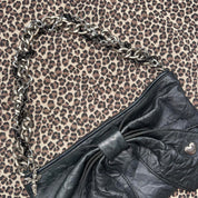 Juicy Couture Lamb Leather Bow Bag