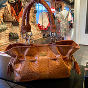 Genuine leather Isabella Adams tote, handbag .