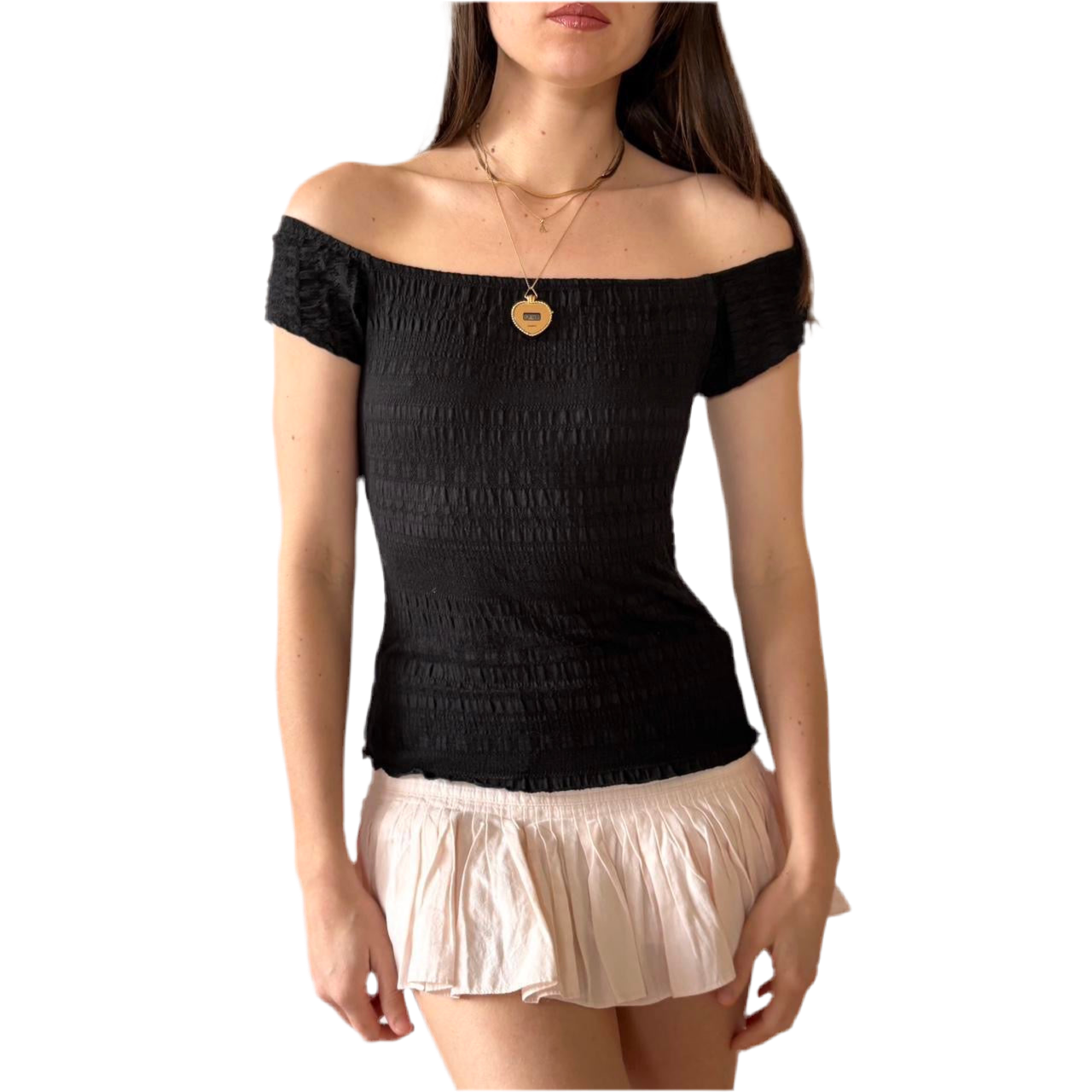 90s Off Shoulder Top (S)