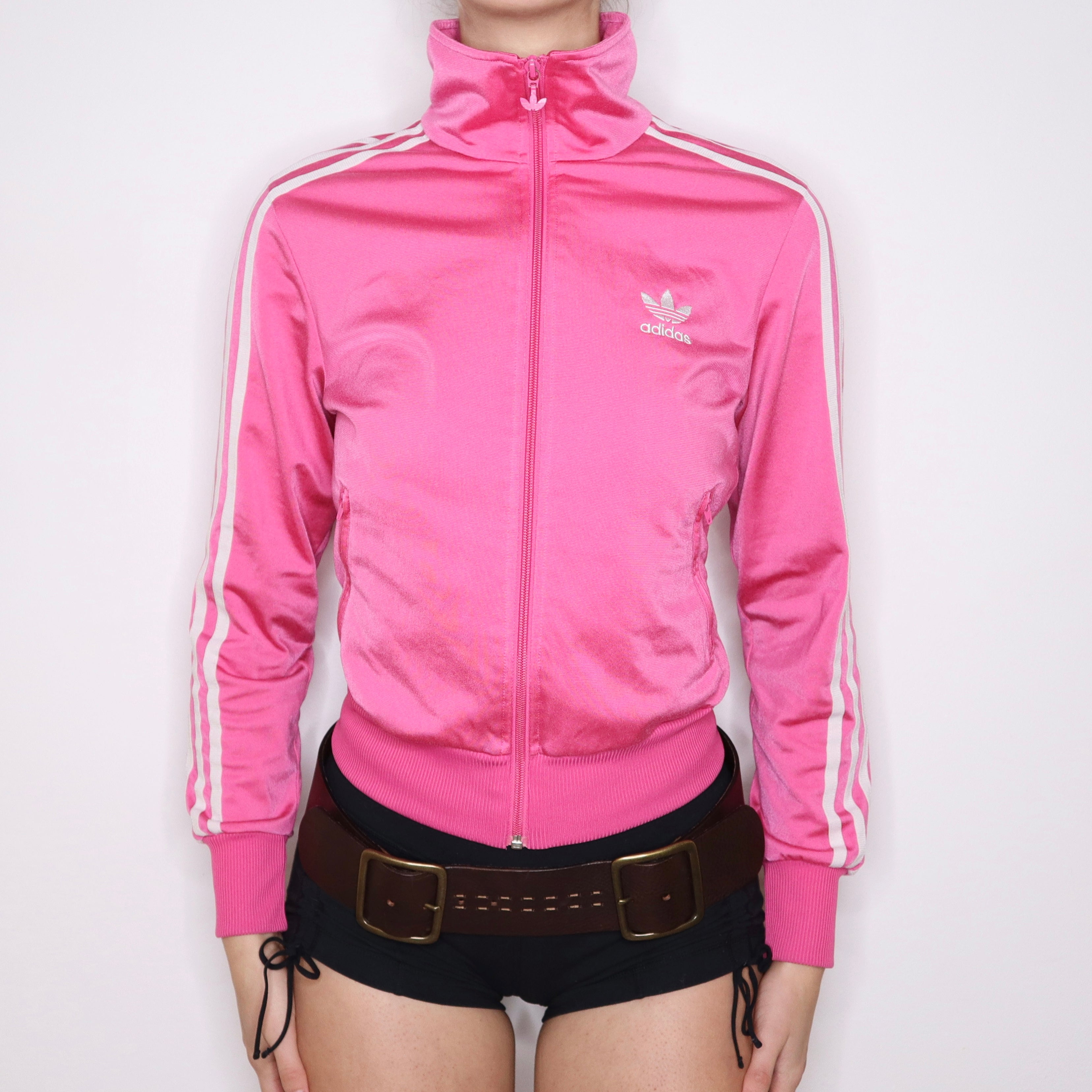 ADIDAS Pink Track Jacket (S) – Holy Thrift