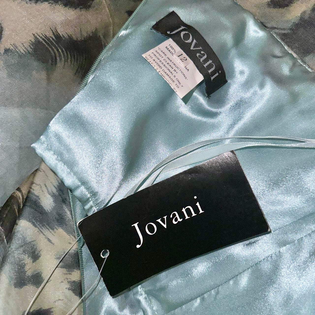 Y2K Seafoam Silk Leopard Gown (L)