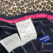 Burberry Blue Label Striped Puff Sleeve Baby Tee (S)