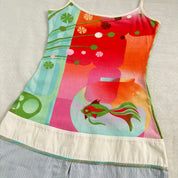 Custo Barcelona Fish Print Dress (XS/S)