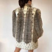 80s Faux Fur Coat (M/L)