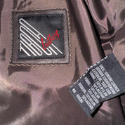 90s Dark Brown Leather Trench (S/M)