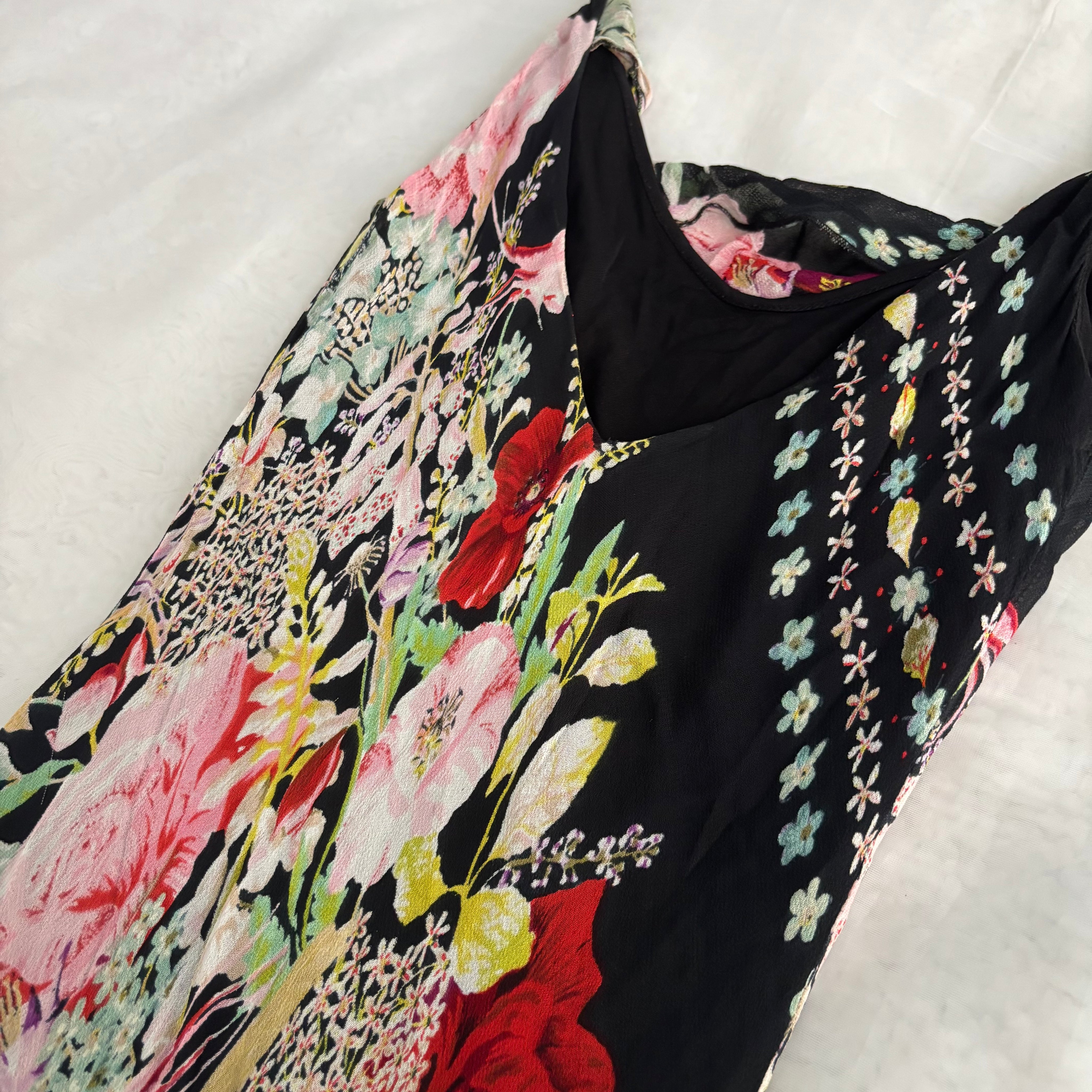 Vintage Rene Derhy Floral Dress (S/M)