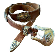 Justin vintage leather belt