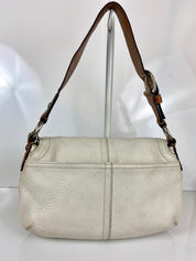 Coach Hampton Soho Satchel
Purse Ivory Saddle Leather F10192
Buckle Handbag